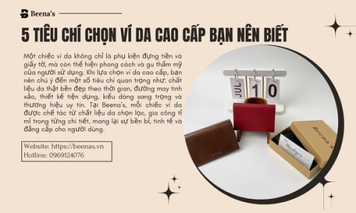 5 Tiêu Chí Chọn Ví Da Cao Cấp Bạn Nên Biết