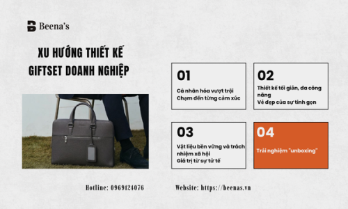 Xu hướng thiết kế giftset doanh nghiệp ưa chuộng trong năm 2026