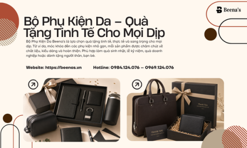 Bộ Phụ Kiện Da – Quà Tặng Tinh Tế Cho Mọi Dịp