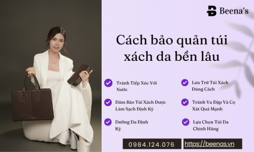 Cách bảo quản túi xách da bền lâu