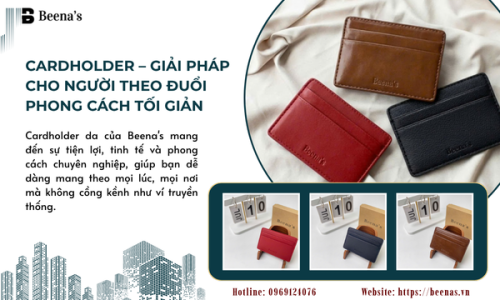 Cardholder – Giải pháp cho người theo đuổi phong cách tối giản
