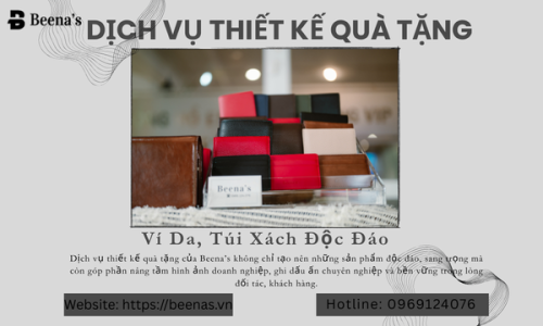 Dịch Vụ Thiết Kế Quà Tặng  – Ví Da, Túi Xách Độc Đáo