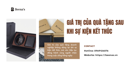 Giá trị của quà tặng sau khi sự kiện kết thúc
