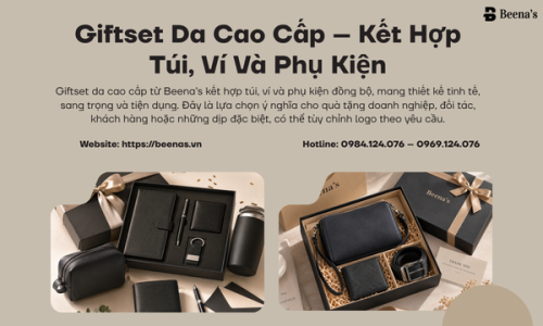 Giftset Da Cao Cấp – Kết Hợp Túi, Ví Và Phụ Kiện