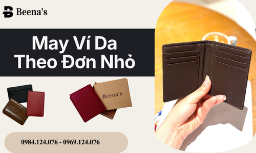 May Ví Da Theo Đơn Nhỏ
