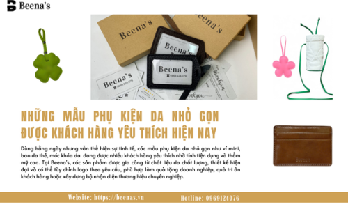 Những mẫu phụ kiện da nhỏ gọn được khách hàng yêu thích hiện nay