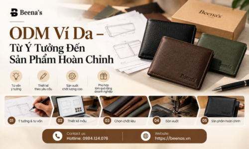 ODM Ví Da – Từ Ý Tưởng Đến Sản Phẩm Hoàn Chỉnh