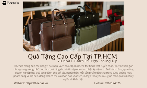 Quà Tặng Cao Cấp Tại TP.HCM – Ví Da Và Túi Xách Phù Hợp Cho Mọi Dịp