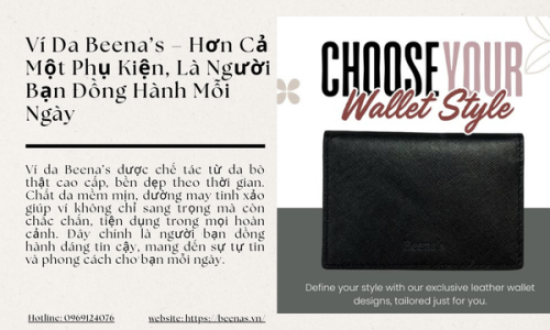 Ví Da  – Người Bạn Đồng Hành Mỗi Ngày Của Bạn