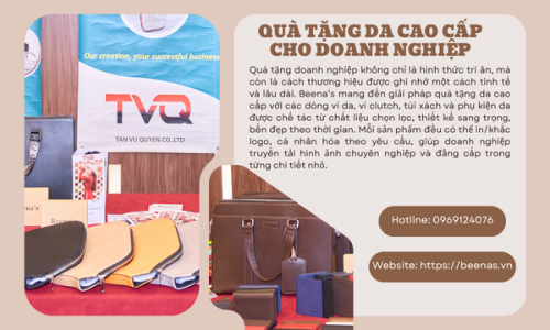 Quà tặng da cao cấp cho doanh nghiệp