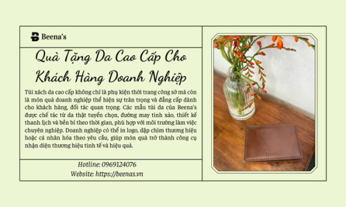 Quà Tặng Da Cao Cấp Cho Khách Hàng Doanh Nghiệp