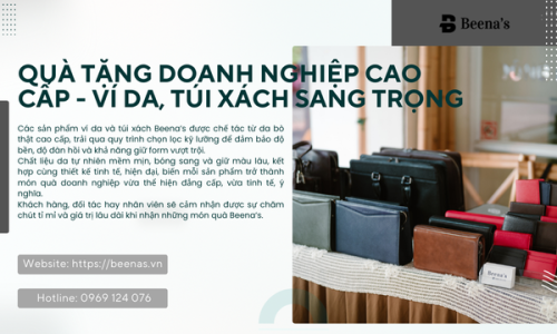 Quà Tặng Doanh Nghiệp Cao Cấp - Ví Da, Túi Xách Sang Trọng