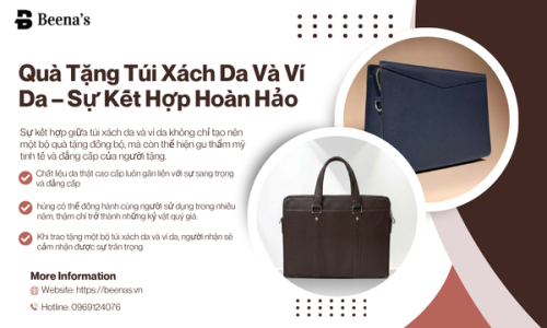 Quà Tặng Túi Xách Da Và Ví Da – Sự Kết Hợp Hoàn Hảo
