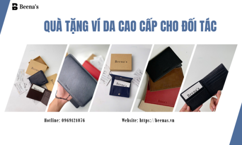 Quà tặng ví da cao cấp cho đối tác 