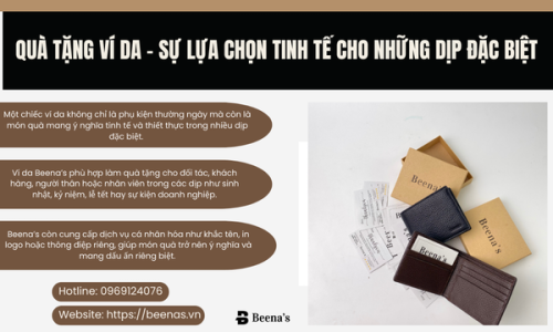 Quà Tặng Ví Da – Sự Lựa Chọn Tinh Tế Cho Những Dịp Đặc Biệt