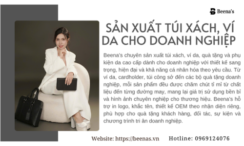  Sản xuất túi xách, ví da cho doanh nghiệp