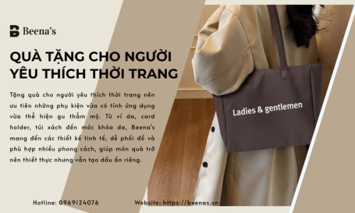 Tặng quà cho người yêu thích thời trang