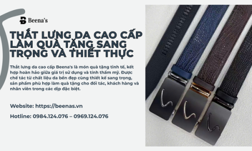  Thắt Lưng Da Cao Cấp Làm Quà Tặng Sang Trọng Và Thiết Thực