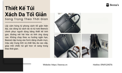 Thiết Kế Túi Xách Da Tối Giản – Sang Trọng Theo Thời Gian