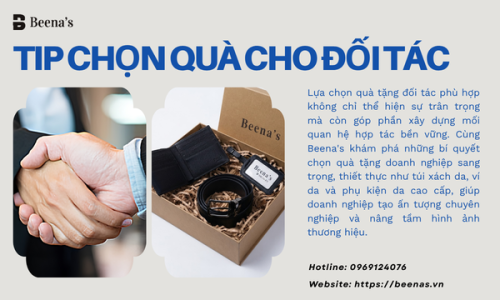 Tip chọn quà cho đối tác.