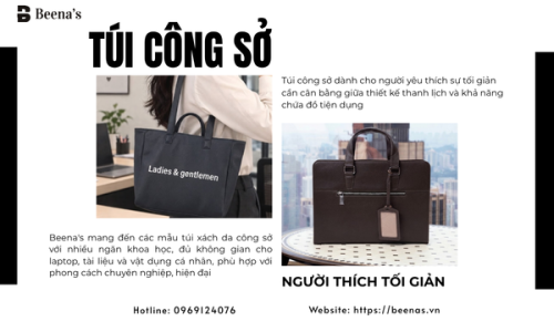 Túi công sở cho người thích tối giản nhưng cần nhiều không gian