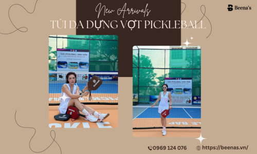 Túi Da Đựng Vợt Pickleball - Chất Liệu Xanh Cho Cuộc Sống Năng Động