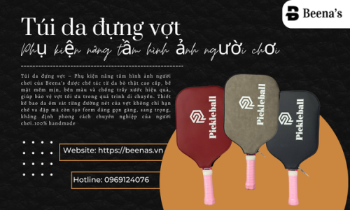 Túi da đựng vợt – Phụ kiện nâng tầm hình ảnh người chơi