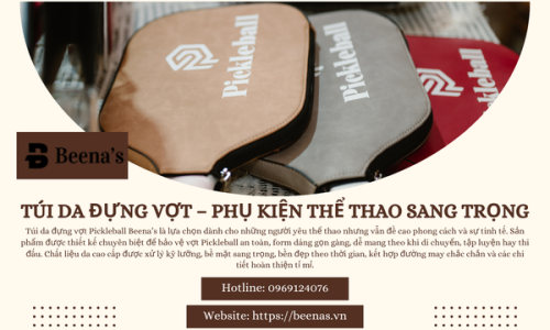 Túi da đựng vợt – Phụ kiện thể thao sang trọng