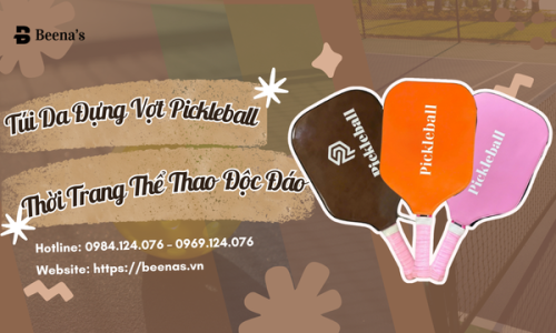 Túi Da Đựng Vợt Pickleball – Thời Trang Thể Thao Độc Đáo