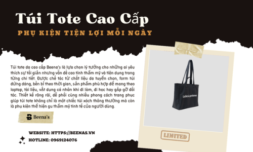 Túi Tote Cao Cấp – Phụ Kiện Tiện Lợi Mỗi Ngày