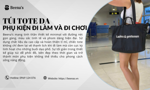 Túi Tote Da – Phụ Kiện Đi Làm Và Đi Chơi