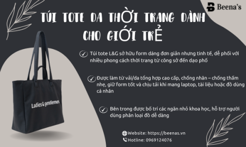 Túi Tote Da Thời Trang Dành Cho Giới Trẻ