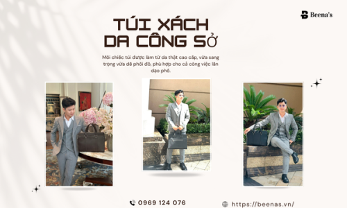 Túi Xách Da Nam Beena’s – Bạn Đồng Hành Của Quý Ông Hiện Đại