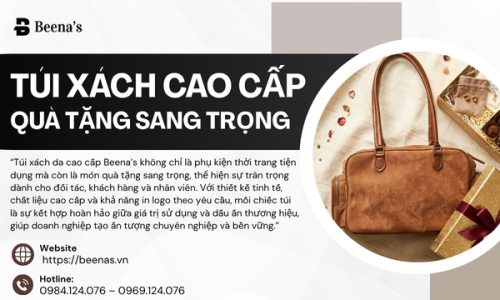 Túi Xách Da Cao Cấp Làm Quà Tặng Sang Trọng