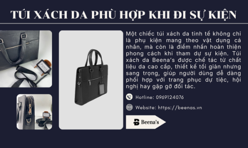 Túi Xách Da Phù Hợp Khi Đi Sự Kiện