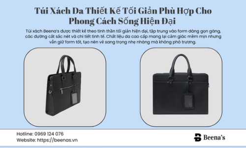 Túi Xách Da Thiết Kế Tối Giản Cho Phong Cách Sống Hiện Đại 