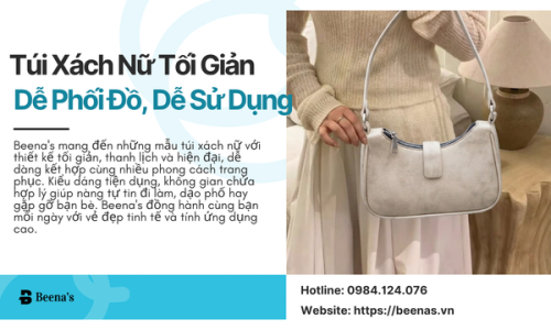 Túi Xách Nữ Tối Giản – Dễ Phối Đồ, Dễ Sử Dụng