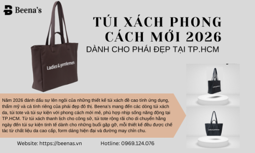 Túi Xách Phong Cách Mới 2026 – Dành Cho Phái Đẹp Tại TP.HCM 