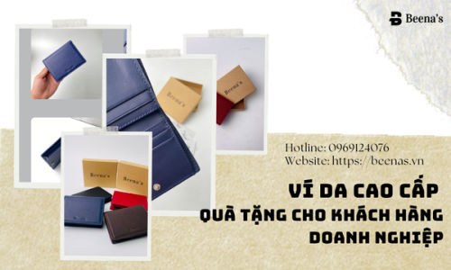 Ví Da Cao Cấp - Quà Tặng Cho Khách Hàng Doanh Nghiệp