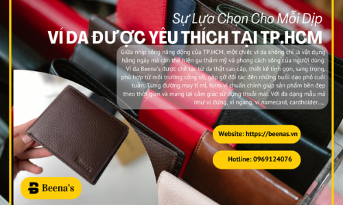 Ví Da Được Yêu Thích Tại TP.HCM – Sự Lựa Chọn Cho Mỗi Dịp