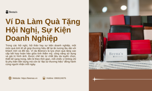 Ví Da Làm Quà Tặng Hội Nghị, Sự Kiện Doanh Nghiệp
