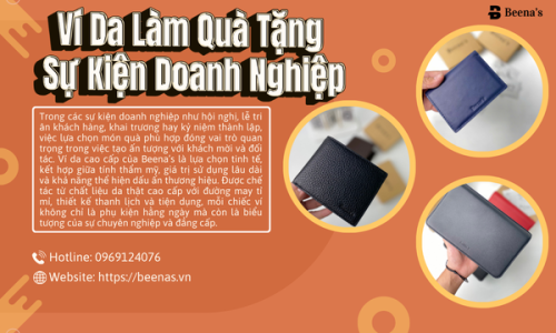 Ví Da Làm Quà Tặng Sự Kiện Doanh Nghiệp