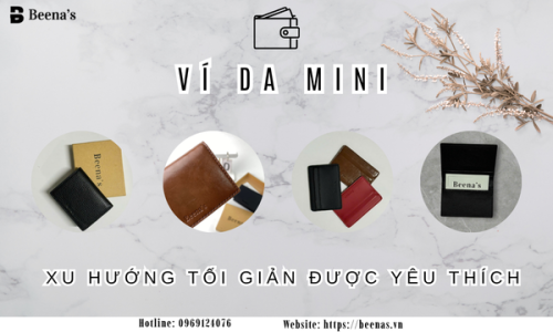 Ví Da Mini – Xu Hướng Tối Giản Được Yêu Thích