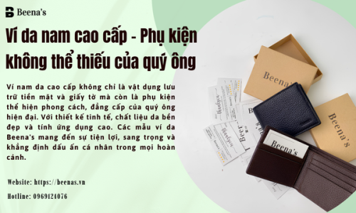Ví da nam cao cấp – Phụ kiện không thể thiếu của quý ông