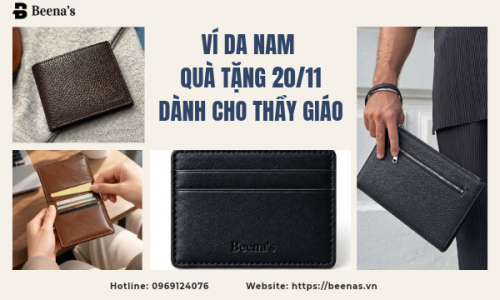Ví Da Nam – Gợi Ý Quà Tặng 20/11 Ý Nghĩa Dành Cho Thầy Giáo
