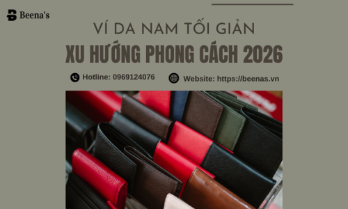 Ví Da Nam Tối Giản – Xu Hướng Phong Cách 2026