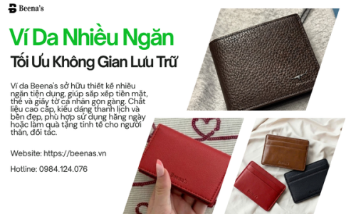 Ví Da Nhiều Ngăn – Tối Ưu Không Gian Lưu Trữ