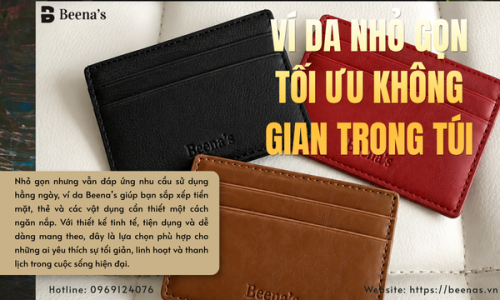 Ví Da Nhỏ Gọn – Tối Ưu Không Gian Trong Túi