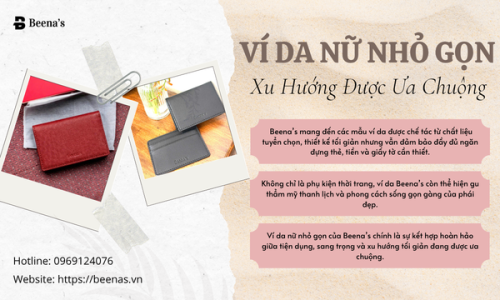 Ví Da Nữ Nhỏ Gọn – Xu Hướng Được Ưa Chuộng