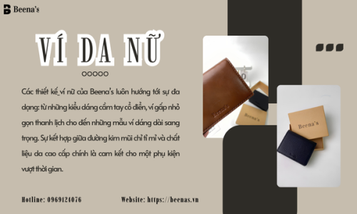 Ví da nữ – Sự kết hợp giữa thời trang và tiện ích.